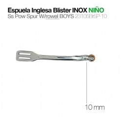 ESPUELA INGLESA BLISTER INOX NIÑO 23105 BR5P-10