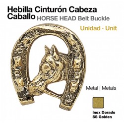 HEBILLA CINTURÓN CABEZA CABALLO UNIDAD