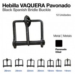 HEBILLA VAQUERA PAVONADO 12uds