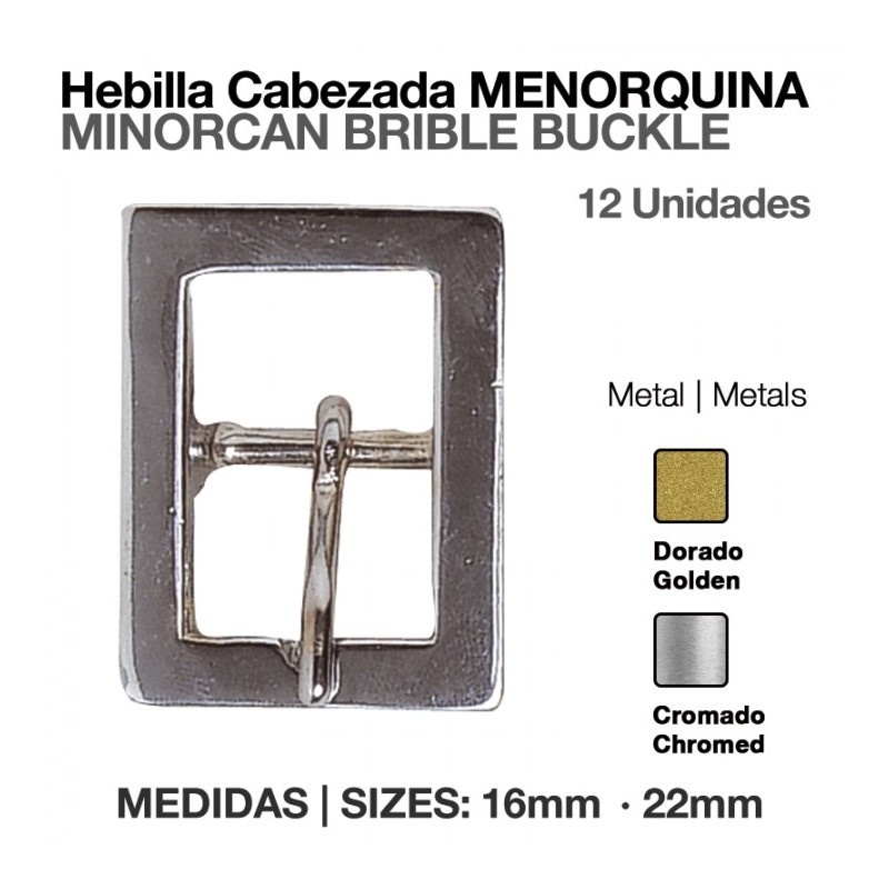 HEBILLA CABEZADA MENORQUINA 12uds