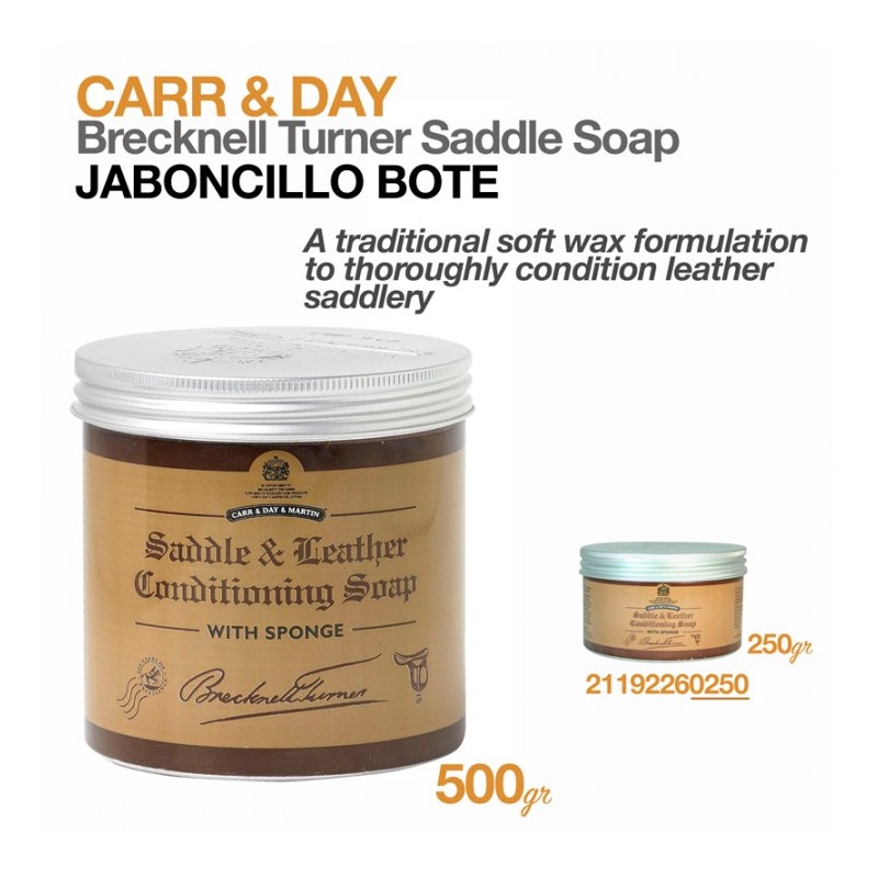 CARR & DAY JABONCILLO BOTE SADDLE SOAP