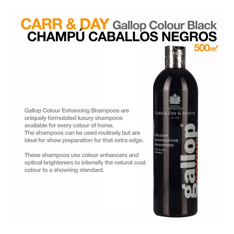 CARR & DAY CHAMPÚ CABALLOS NEGROS 500ml