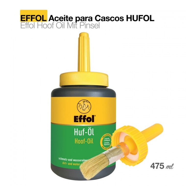 EFFOL ACEITE PARA CASCOS HUFOL CON BROCHA 475ml