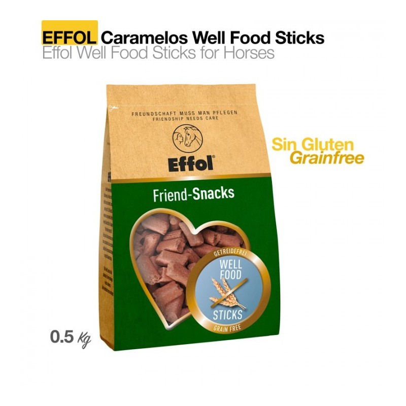 EFFOL CARAMELOS WELL FOOD STICKS (SIN GLUTEN) 0.5kg