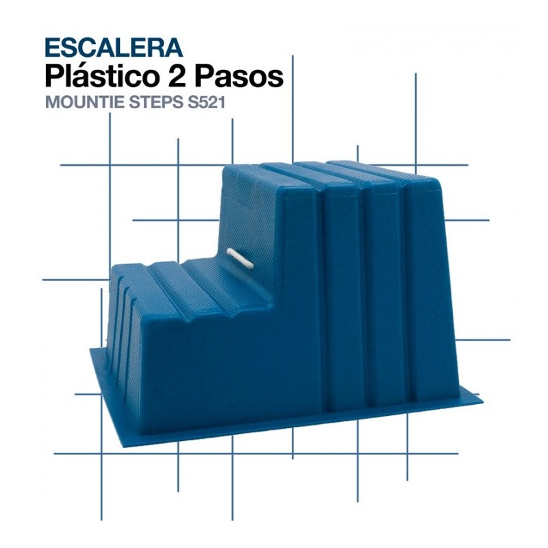 ESCALERA PLÁSTICO 2 PASOS S521 STUBBS