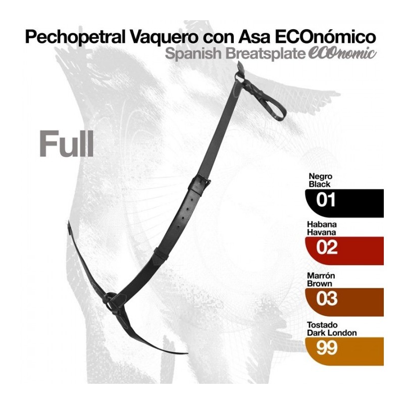 PECHOPETRAL VAQUERO CON ASA ECO.