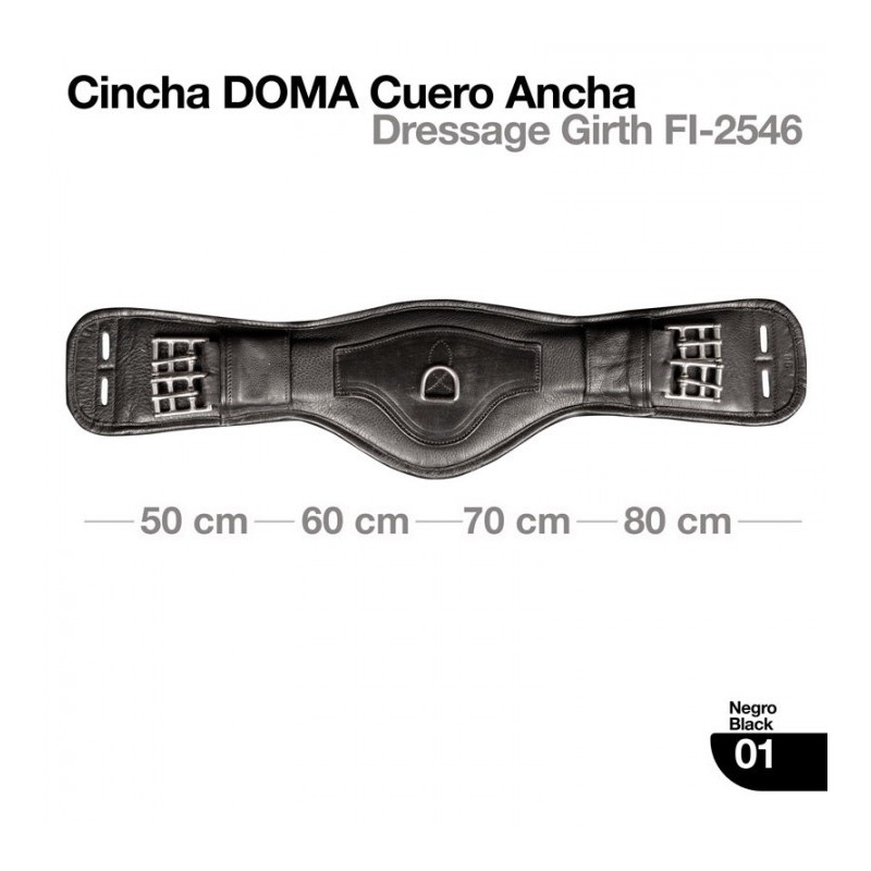 CINCHA DOMA CUERO ANCHA FI-2546