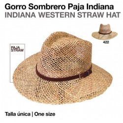 GORRO SOMBRERO PAJA INDIANA...