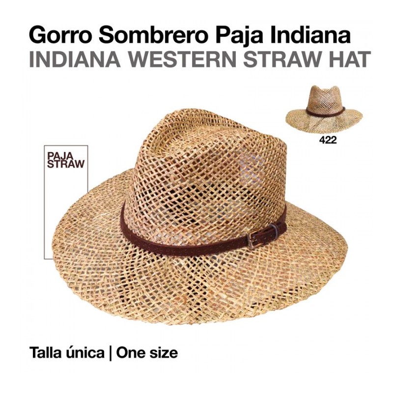 Sombrero 100% paja.