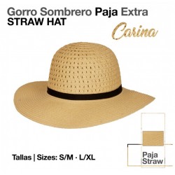 GORRO SOMBRERO PAJA EXTRA CARINA