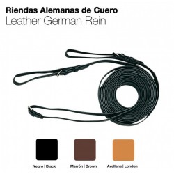 RIENDAS ALEMANAS CUERO 456