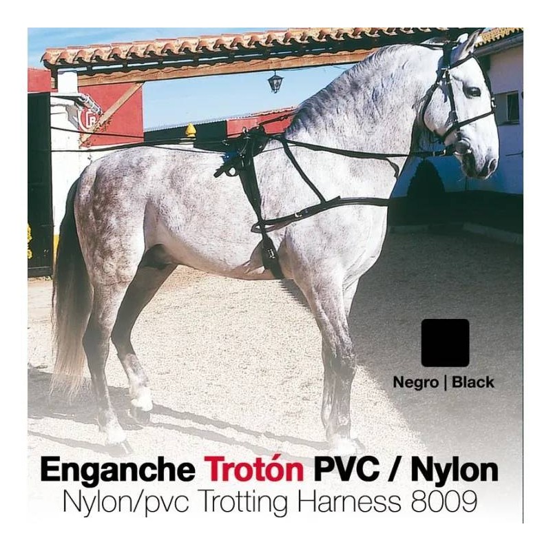 ENGANCHE TROTÓN PVC/NYLON 8009 NEGRO