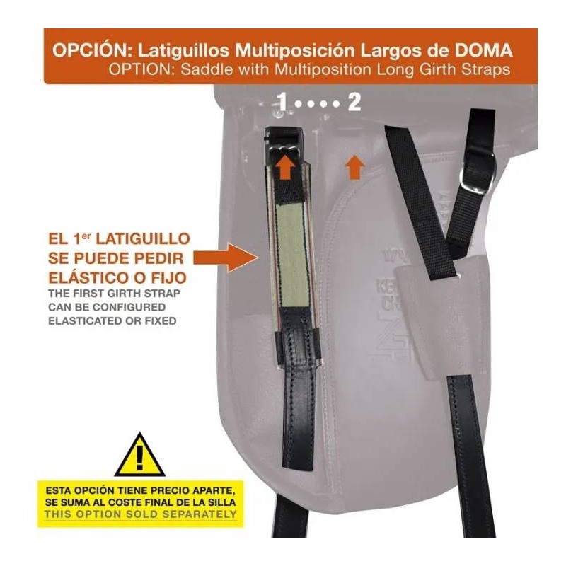 SILLA CON LATIGUILLOS MULTIPOSICIÓN LARGOS DOMA