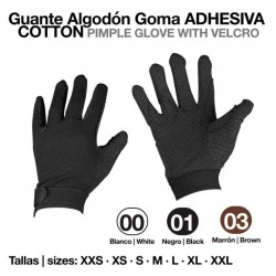 GUANTE ALGODÓN VELCRO GOMA ADHESIVA