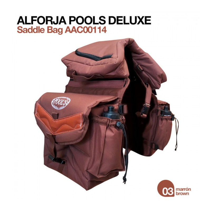 ALFORJA POOLS DELUXE AAC00114 MARRÓN