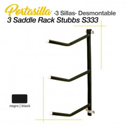 PORTASILLA 3 SILLAS DESMONTABLE STUBBS S333 NEGRO