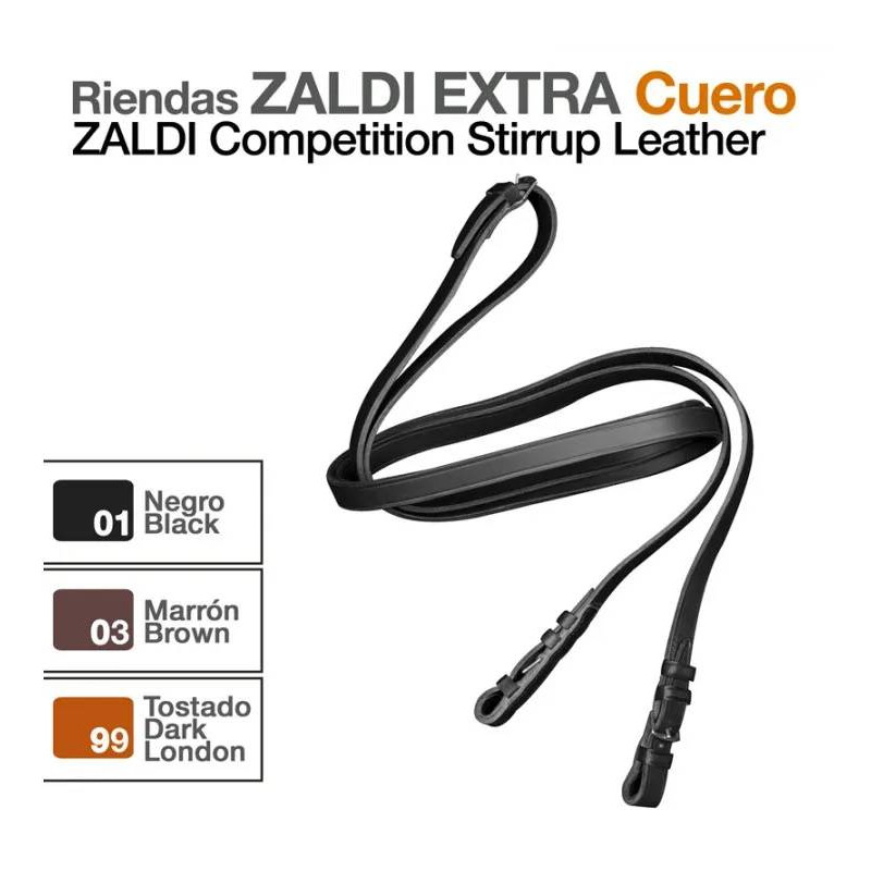 RIENDAS ZALDI EXTRA CUERO