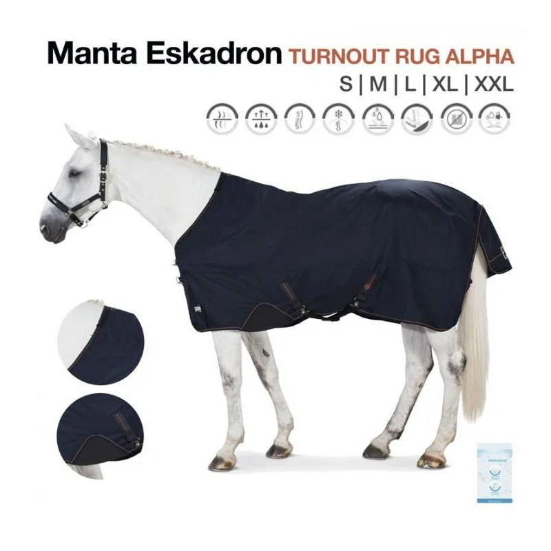 MANTA ESKADRON TURNOUT RUG ALPHA 151000 327 380 350gr