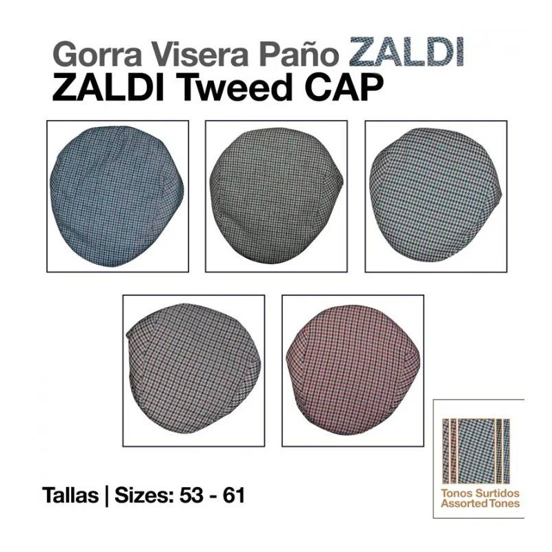 GORRA VISERA PAÑO ZALDI