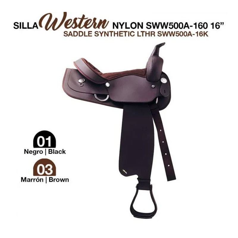 SILLA WESTERN NYLON SWW500A-160 16
