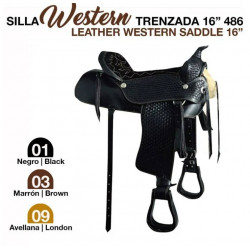 SILLA WESTERN TRENZADA 16 486