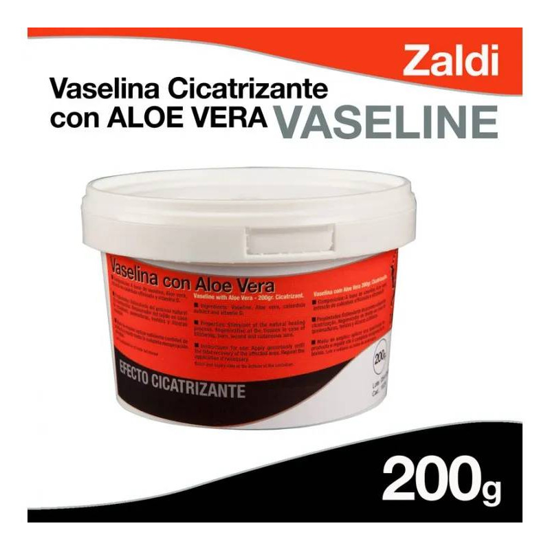 ZALDI VASELINA CICATRIZANTE CON ALOE VERA 200gr