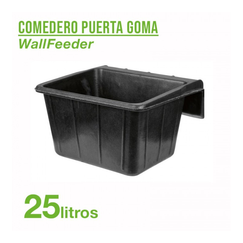 COMEDERO PUERTA GOMA WALLFEEDER 25 litros