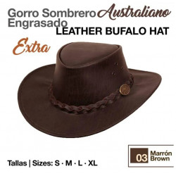 GORRO SOMBRERO AUSTRALIANO ENGRASADO EXTRA