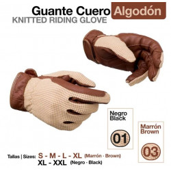 GUANTE CUERO ALGODÓN Z79