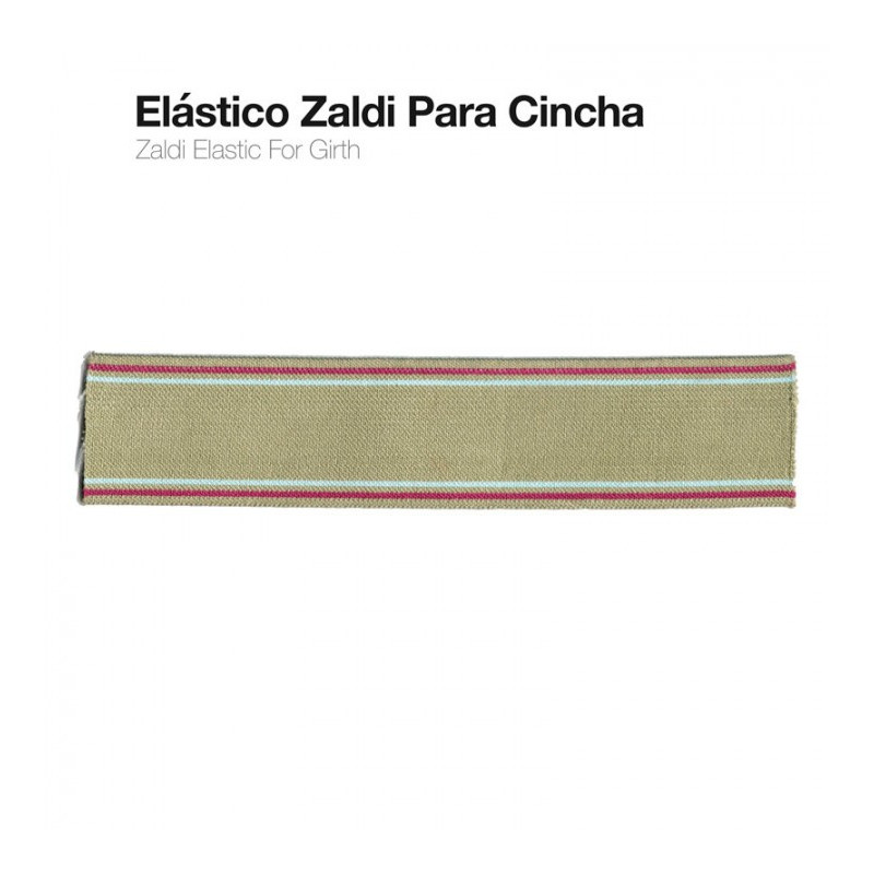 ELÁSTICO ZALDI PARA CINCHA 3.8cm X 1metro