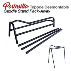 PORTASILLA TRÍPODE DESMONTABLE TH-3217B NEGRO