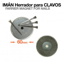 IMÁN HERRADOR PARA CLAVOS 60mm