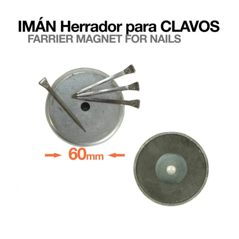 IMÁN HERRADOR PARA CLAVOS 60mm