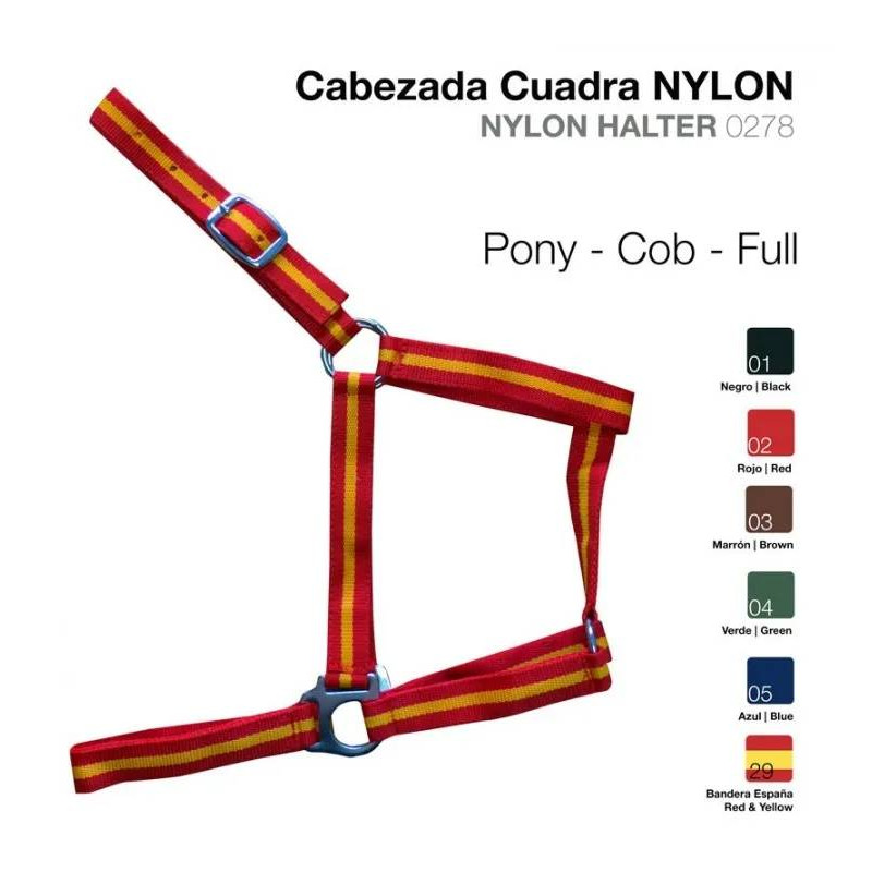 CABEZADA CUADRA NYLON 0278