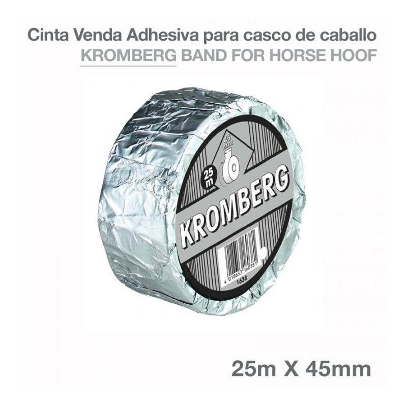 CINTA/VENDA ADHESIVA PARA CASCO KROMBERG 25m X 45mm