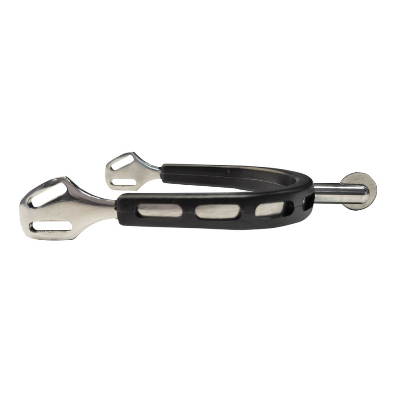 ESPUELA EQUESTRIAN INOX/GOMA Z434 GALLO 2.5cm R/PE ESPUELA EQUESTRIAN INOX/GOMA Z434 GALLO 2.5cm R/PE