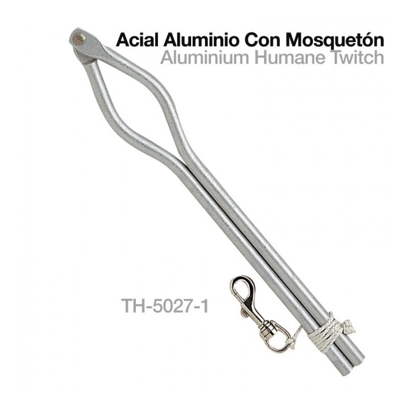 ACIAL ALUMINIO CON MOSQUETÓN TH-5027-1