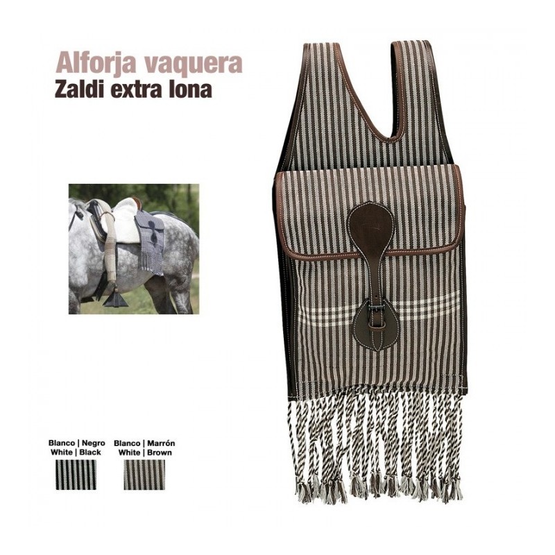 ALFORJA VAQUERA ZALDI EXTRA LONA