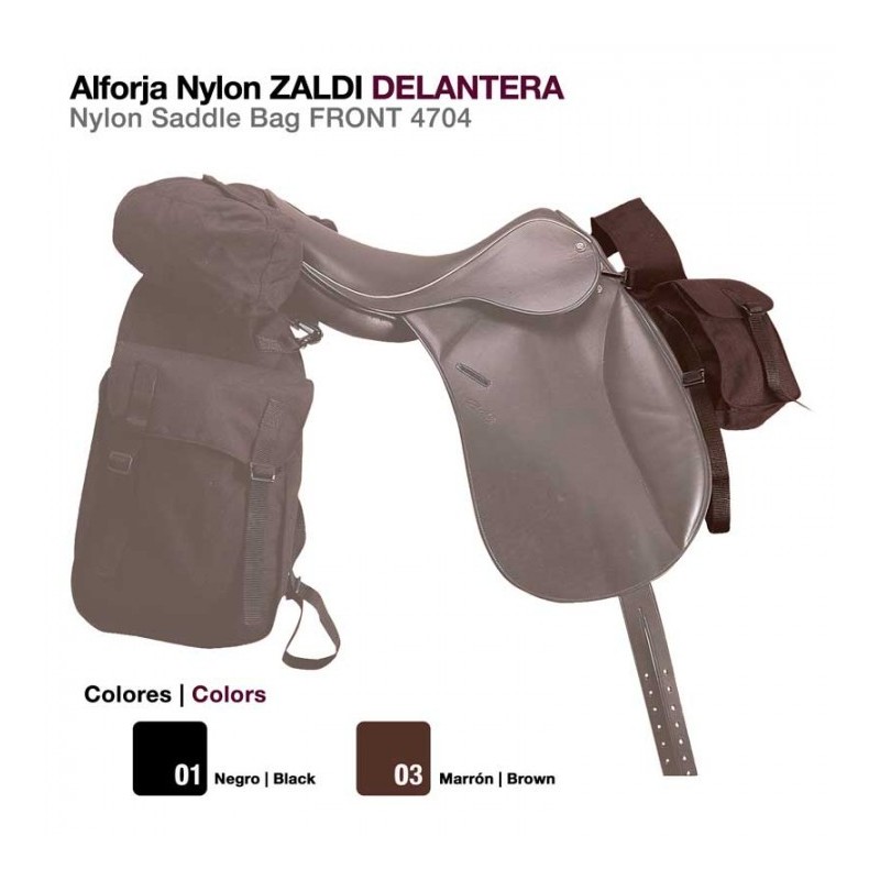 ALFORJA NYLON ZALDI DELANTERA 4704