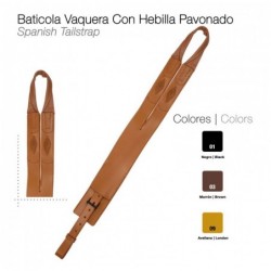 BATICOLA VAQUERA CON HEBILLA PAVONADO