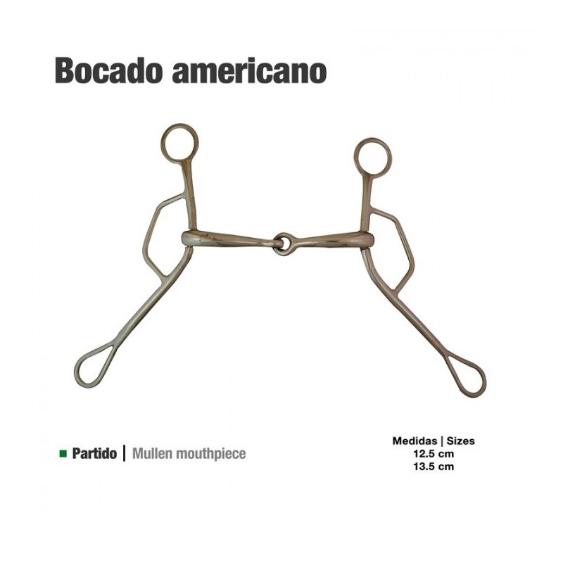 BOCADO AMERICANO GAG BIT INOX 212673