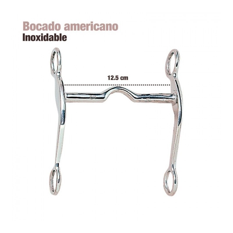 BOCADO AMERICANO INOX 255291 12.5cm