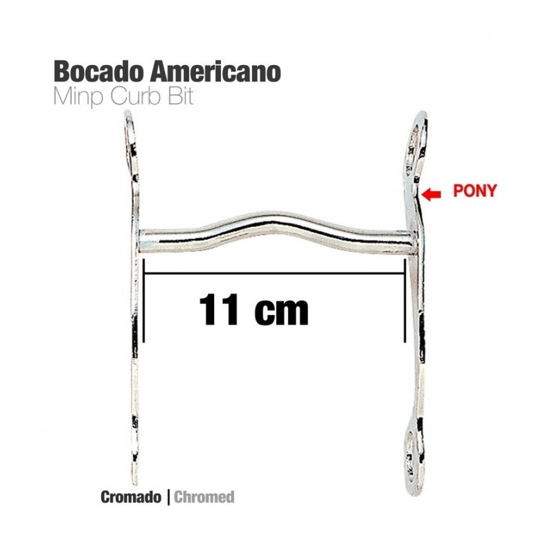 BOCADO AMERICANO CROMADO 25208