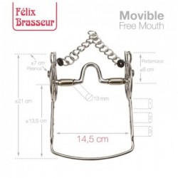 BOCADO FELIX BRASSEUR MOVIBLE 004H10 14.5cm