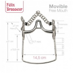 BOCADO FELIX BRASSEUR MOVIBLE 004H15 14.5cm