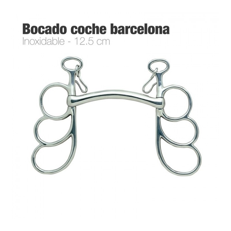 BOCADO COCHE BARCELONA INOX. 212692 12.5cm