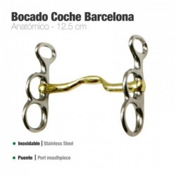 BOCADO COCHE BARCELONA ANATÓMICO BBI INOX 12.5cm