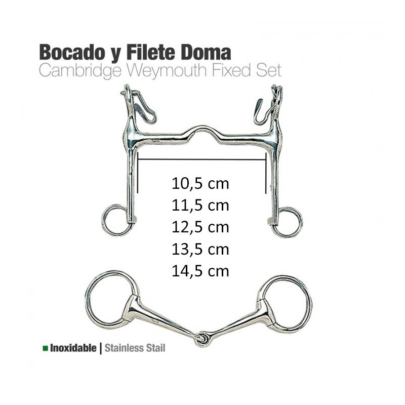 BOCADO Y FILETE INOX DOMA 213141