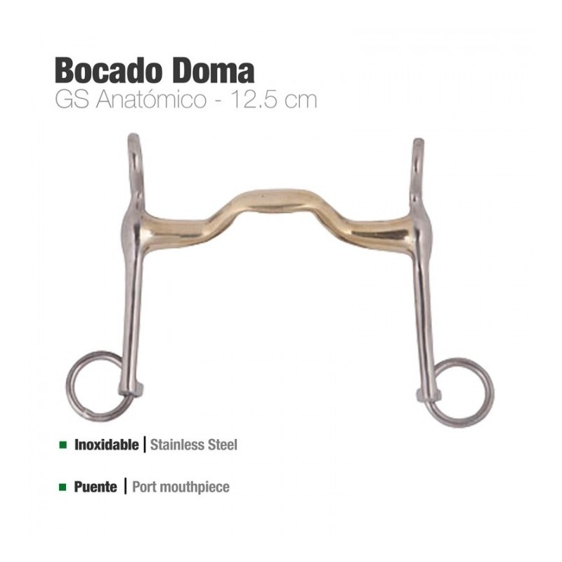 BOCADO DOMA GS ANATÓMICO INOX