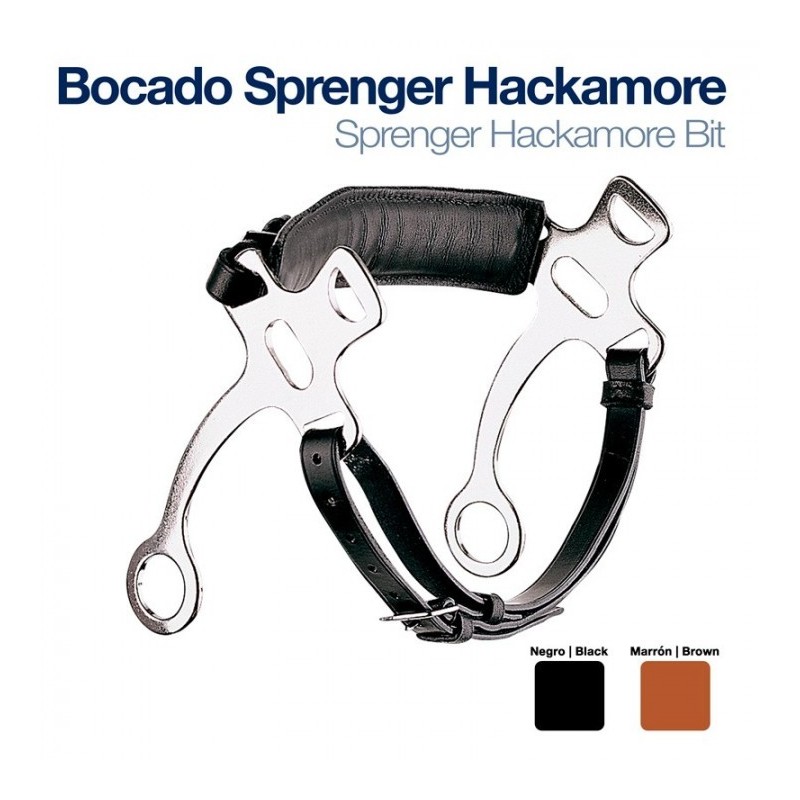 BOCADO SPRENGER HACKAMORE HS-42144-000-55 NEGRO